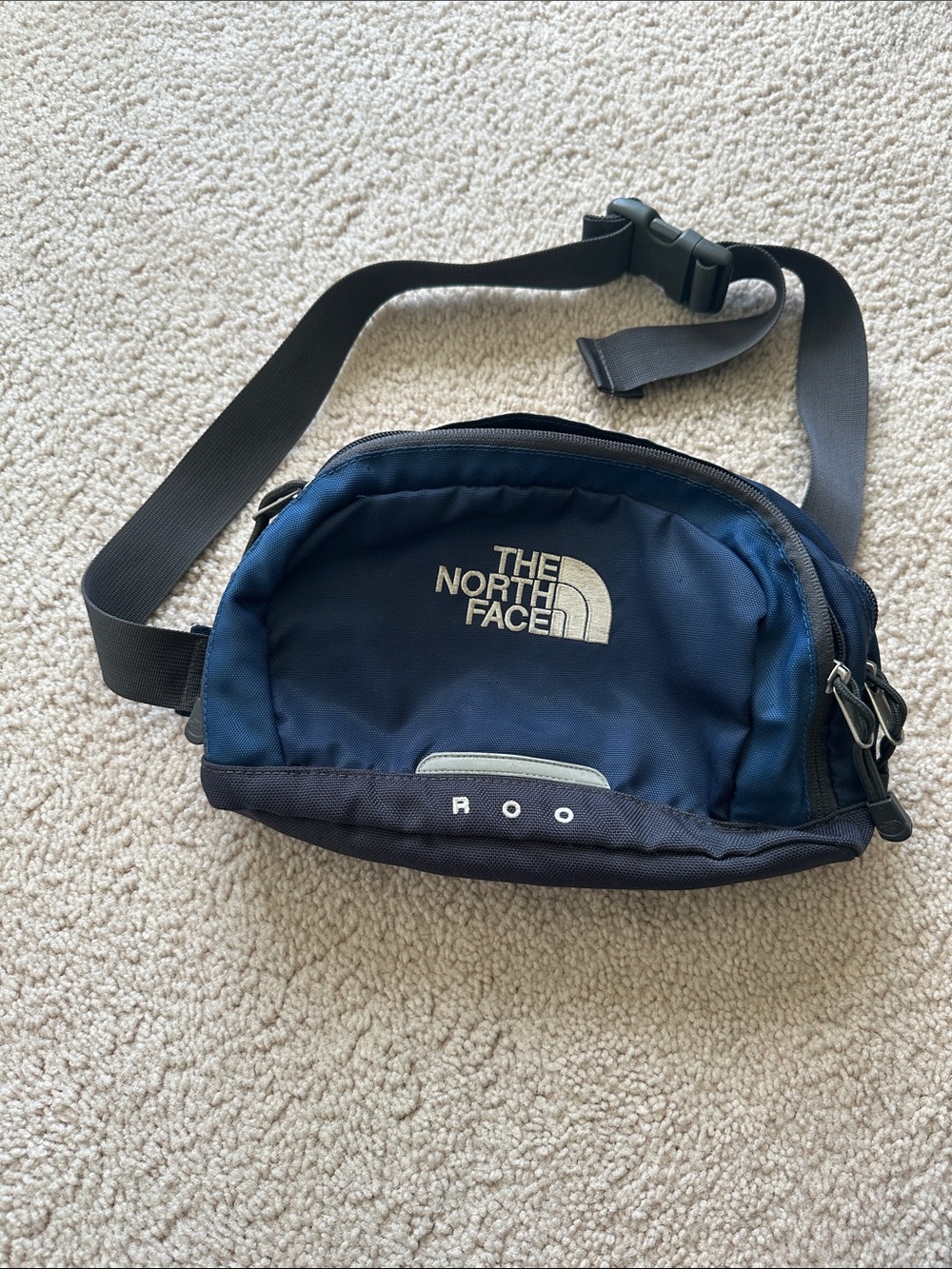 The North Face Navy and Black Waist Pack Belt Bag